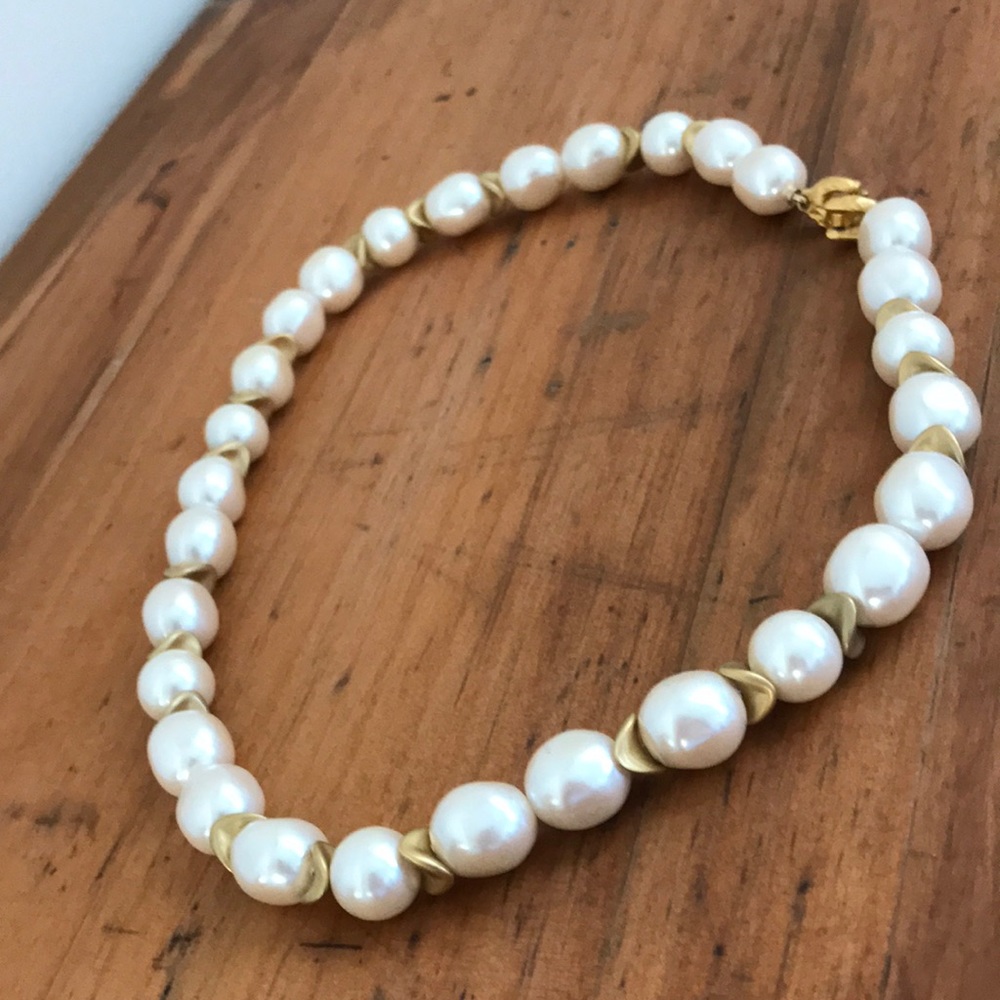 Faux Pearl Necklace